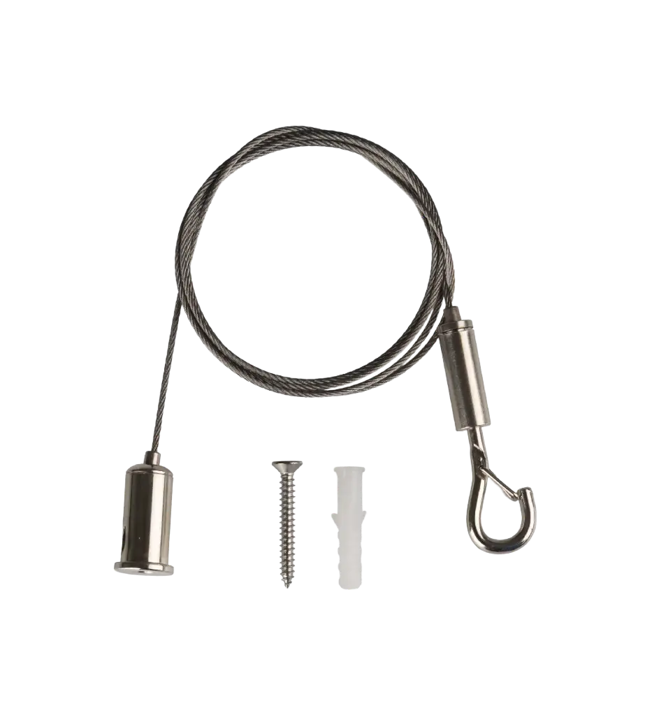 Kit de Suspensión de Cable de Acero Inoxidable con Gancho
